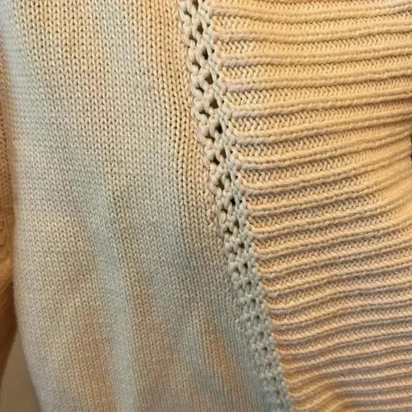 Lauren Ralph Lauren Gold Cardigan Sweater-SZ S - Picture 6 of 9